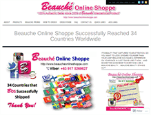 Tablet Screenshot of beaucheonlineshoppe.wordpress.com