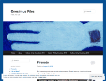 Tablet Screenshot of onesimusfiles.wordpress.com