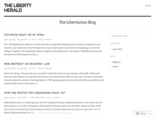 Tablet Screenshot of libertyherald.wordpress.com