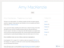 Tablet Screenshot of amymackenzie.wordpress.com