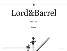 Tablet Screenshot of lordandbarrel.wordpress.com