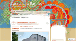 Desktop Screenshot of casaelvirabasilico.wordpress.com