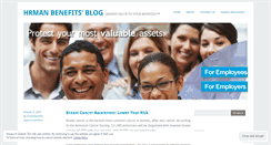 Desktop Screenshot of hrmanbenefits.wordpress.com