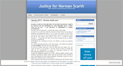 Desktop Screenshot of justicefornormanscarth.wordpress.com