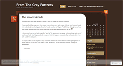 Desktop Screenshot of fromthegrayfortress.wordpress.com