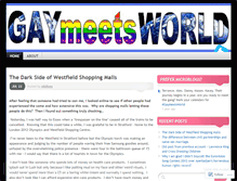 Tablet Screenshot of gaymeetsworld.wordpress.com
