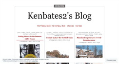 Desktop Screenshot of kenbates2.wordpress.com