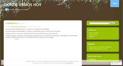 Desktop Screenshot of dondevamoshoy.wordpress.com