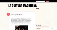 Desktop Screenshot of culturaespanola.wordpress.com