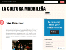 Tablet Screenshot of culturaespanola.wordpress.com