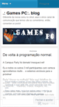 Mobile Screenshot of gamespc.wordpress.com