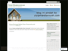 Tablet Screenshot of mardianyiyip.wordpress.com