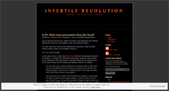 Desktop Screenshot of infertilerevolutionary.wordpress.com