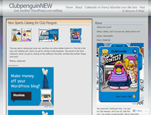 Tablet Screenshot of clubpenguinhelperguide.wordpress.com