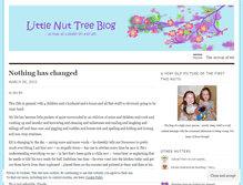 Tablet Screenshot of littlenuttree.wordpress.com