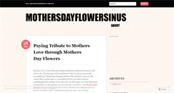 Desktop Screenshot of mothersdayflowersinus.wordpress.com