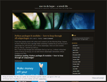 Tablet Screenshot of loquehumaine.wordpress.com