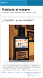 Mobile Screenshot of palabrasalmargen.wordpress.com