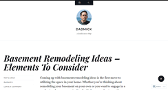 Desktop Screenshot of dadmick.wordpress.com
