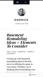 Mobile Screenshot of dadmick.wordpress.com