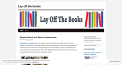 Desktop Screenshot of layoffthebooks.wordpress.com