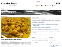 Tablet Screenshot of cornelpreda.wordpress.com
