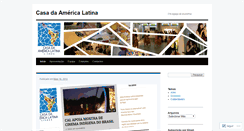 Desktop Screenshot of casadamericalatina.wordpress.com