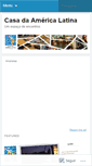 Mobile Screenshot of casadamericalatina.wordpress.com