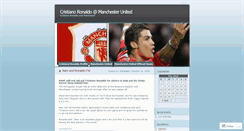 Desktop Screenshot of cristianoronaldomanu.wordpress.com