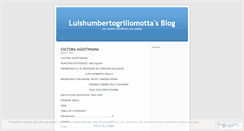 Desktop Screenshot of luishumbertogrillomotta.wordpress.com
