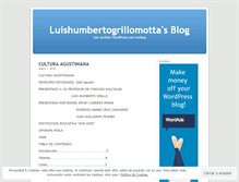 Tablet Screenshot of luishumbertogrillomotta.wordpress.com