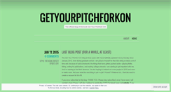 Desktop Screenshot of getyourpitchforkon.wordpress.com