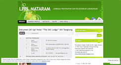 Desktop Screenshot of lpplmataram.wordpress.com