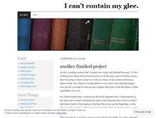 Tablet Screenshot of missjclark.wordpress.com