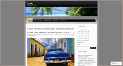 Desktop Screenshot of creandoturismo.wordpress.com