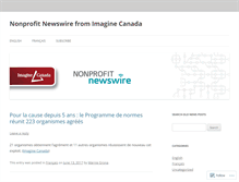 Tablet Screenshot of nonprofitnewswire.wordpress.com