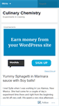 Mobile Screenshot of culinarychem.wordpress.com