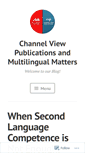 Mobile Screenshot of channelviewpublications.wordpress.com