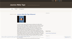 Desktop Screenshot of jasminewaltznaked.wordpress.com