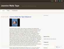 Tablet Screenshot of jasminewaltznaked.wordpress.com