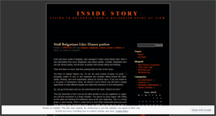 Desktop Screenshot of insidestory.wordpress.com