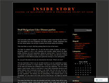 Tablet Screenshot of insidestory.wordpress.com