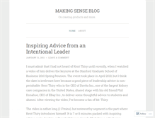 Tablet Screenshot of makingsenseblog.wordpress.com