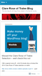 Mobile Screenshot of clareroseoftralee.wordpress.com