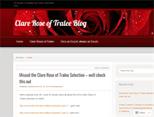 Tablet Screenshot of clareroseoftralee.wordpress.com
