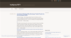 Desktop Screenshot of huldyosu7871.wordpress.com