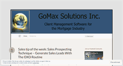 Desktop Screenshot of gomaxsolutions.wordpress.com