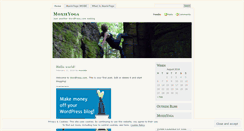 Desktop Screenshot of moxieyoga.wordpress.com
