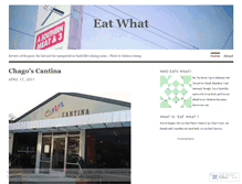 Tablet Screenshot of eatwhatnashville.wordpress.com