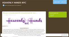 Desktop Screenshot of heavenlyhands.wordpress.com